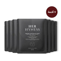 Her Hyness Intant Glow Black Mask (Pack of 7 sheet masks)