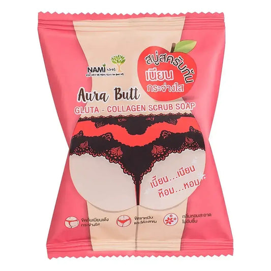 NAMI Aura Butt Gluta-Collagen Scrub Soap